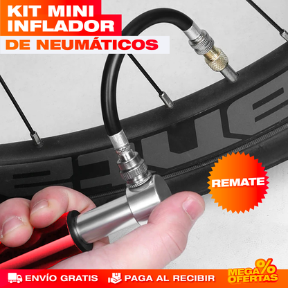 Kit Mini Inflador de Neumáticos