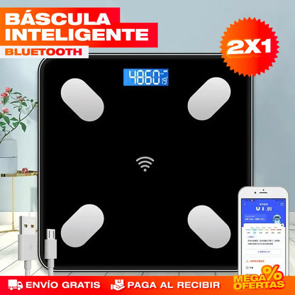 Báscula Inteligente Bluetooth – Promo 2x1