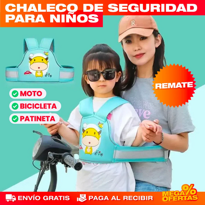 Chaleco de Seguridad para Niños – Moto, Bicicleta y Más