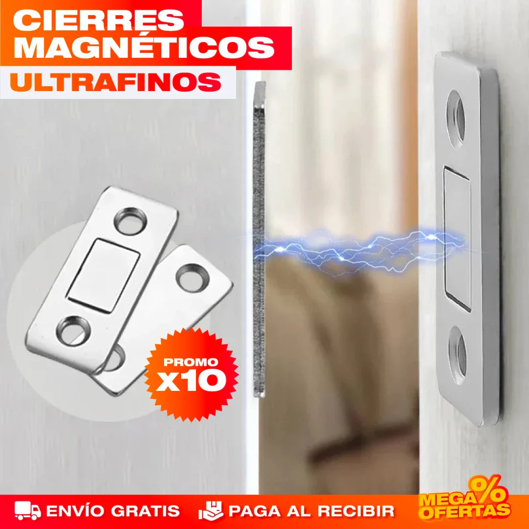 Cierres Magnéticos Ultrafinos – Set x10