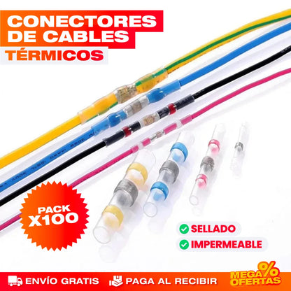 Conectores de Cables Térmicos – Kit x100