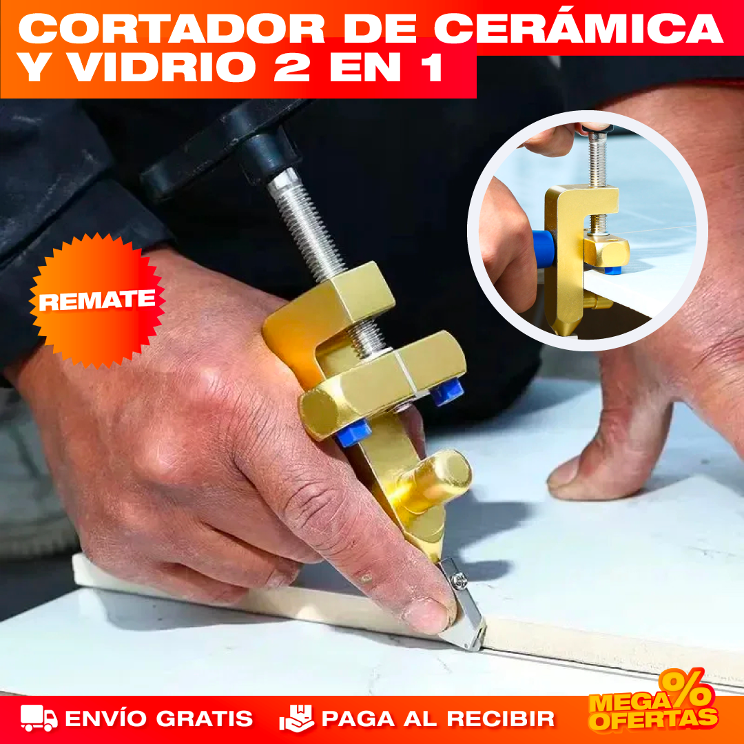 Cortador de Cerámica 2 en 1