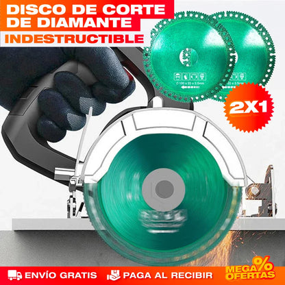 Disco de Corte de Diamante Indestructible – Promo 2x1