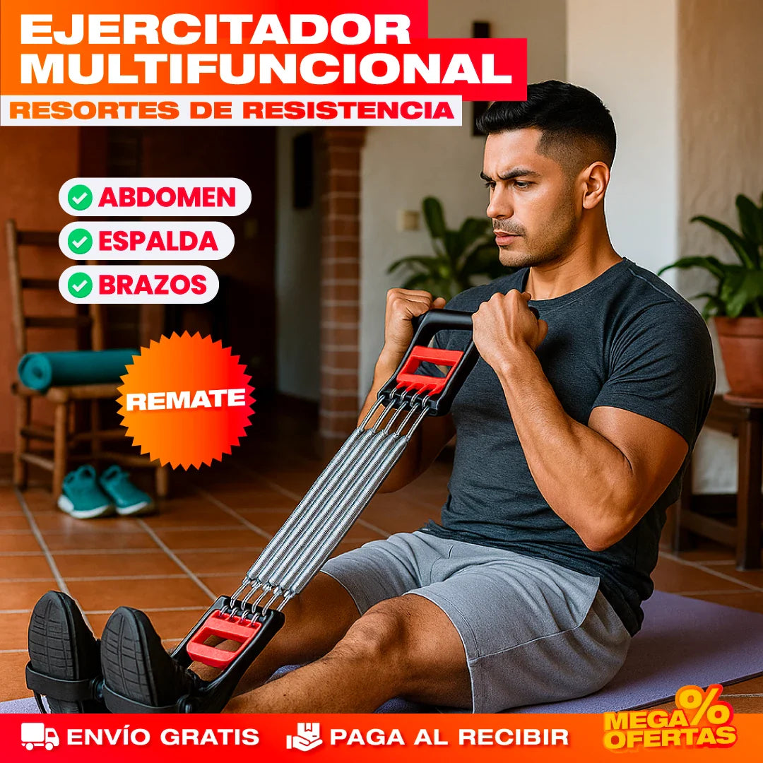 Ejercitador Multifuncional de Resortes de Resistencia