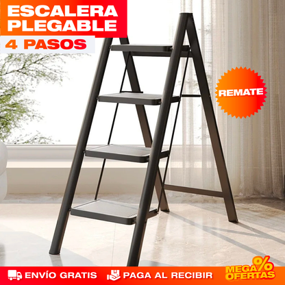 Escalera Plegable de 4 Pasos