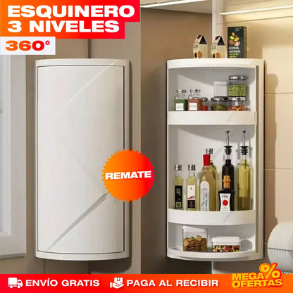 Esquinero Organizador Giratorio 360° – Promo Liquidación