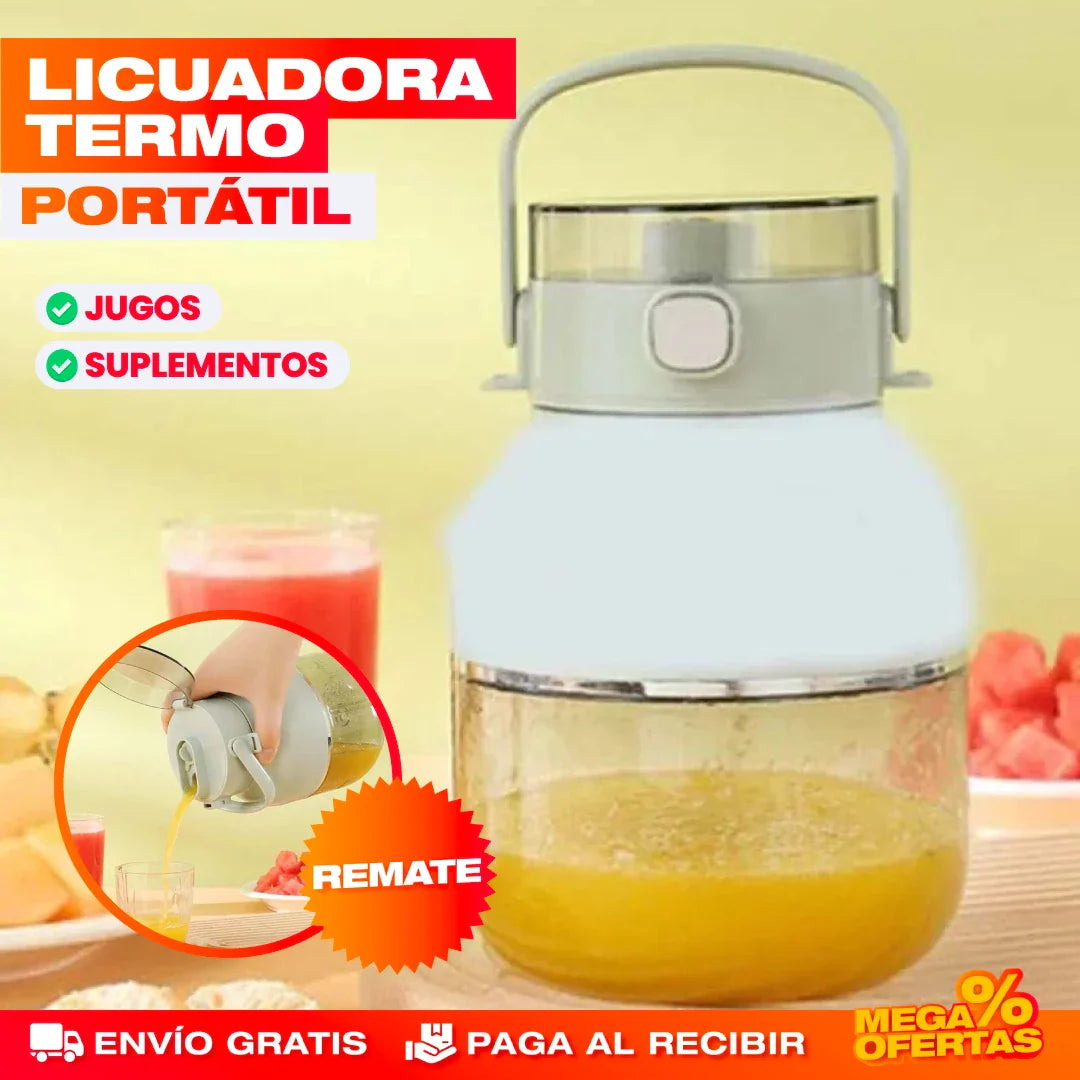 Licuadora Portátil para Jugos, Batidos y Suplementos