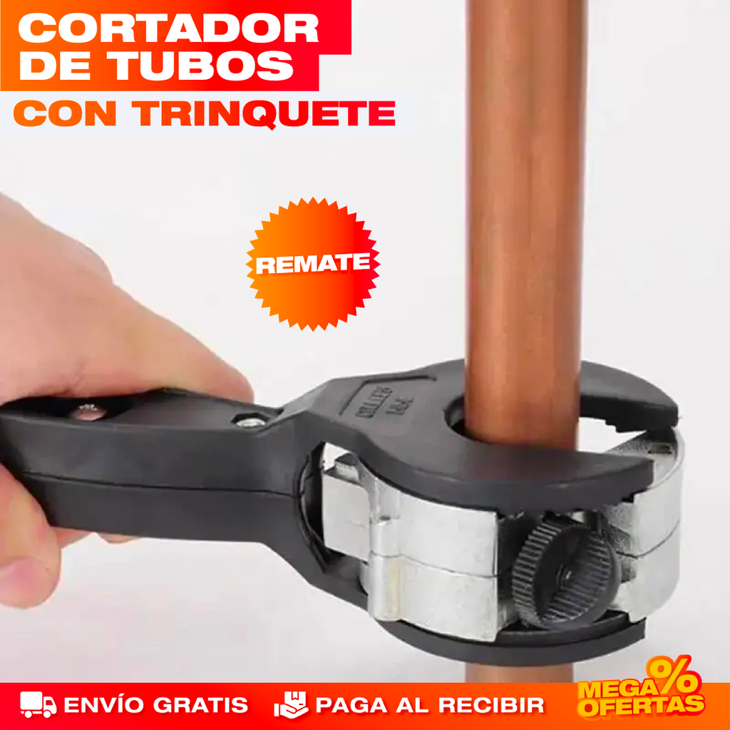Cortador de Tubos con Trinquete