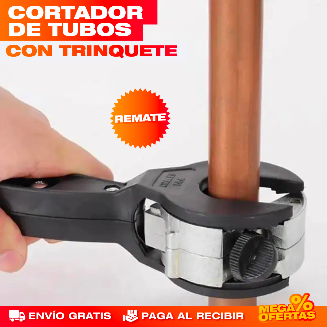 Cortador de Tubos con Trinquete