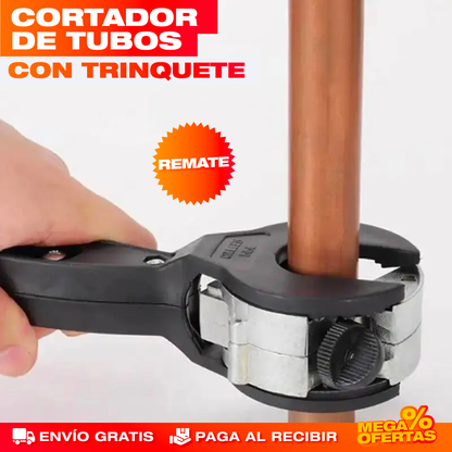 Cortador de Tubos con Trinquete