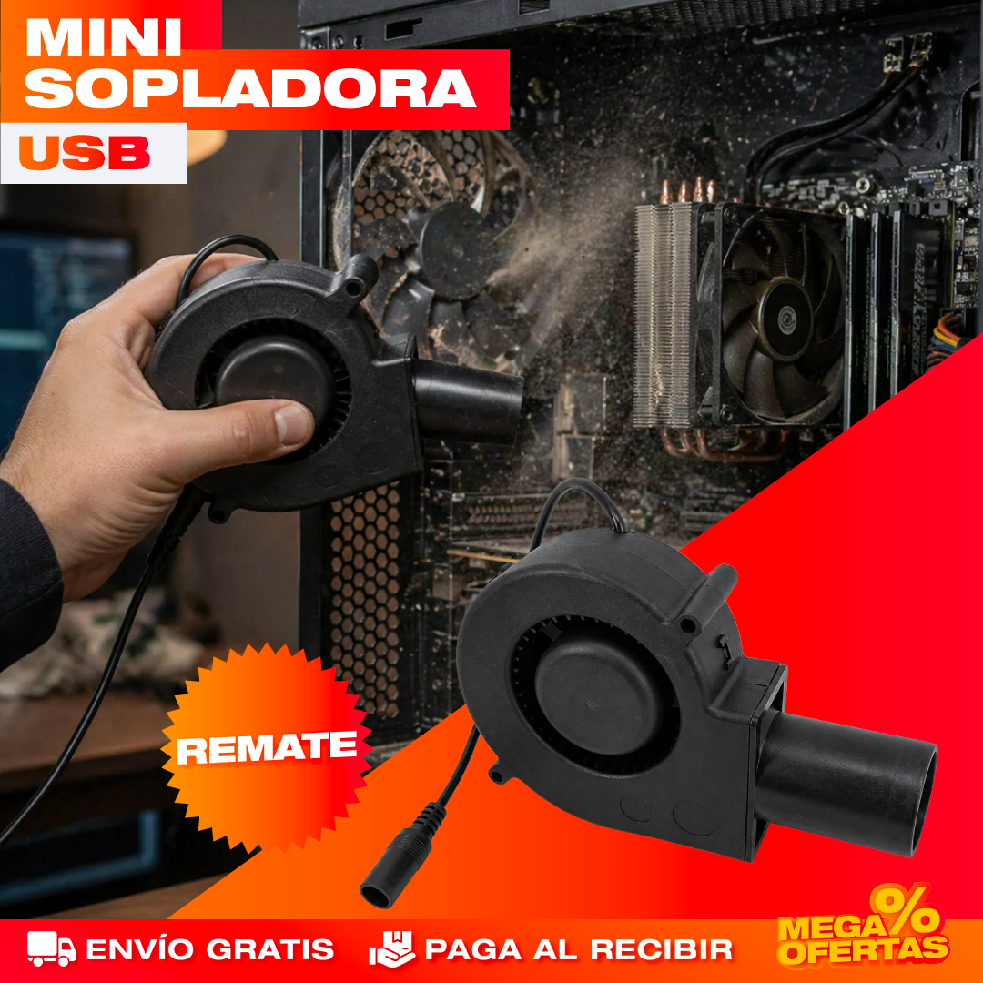 Mini Sopladora Turbo USB