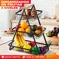 Organizador de Frutas de 3 Niveles – 3 Cestas