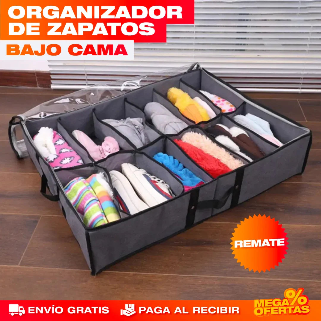 ZapBox™ – Organizador de Zapatos bajo la Cama