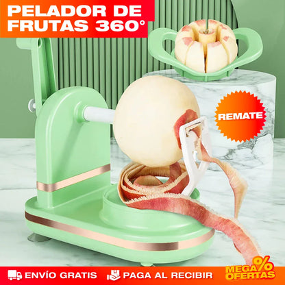 Pelador de Frutas Giratorio 360°