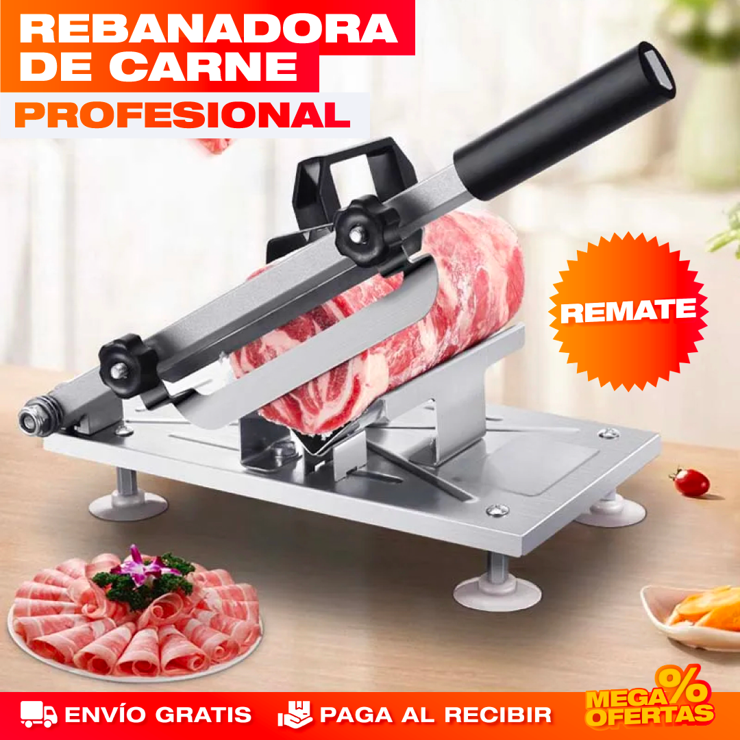 Rebanadora de Carne y Jamones Portátil