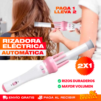 Rizadora Eléctrica Giratoria para Pelo – Promo 2x1