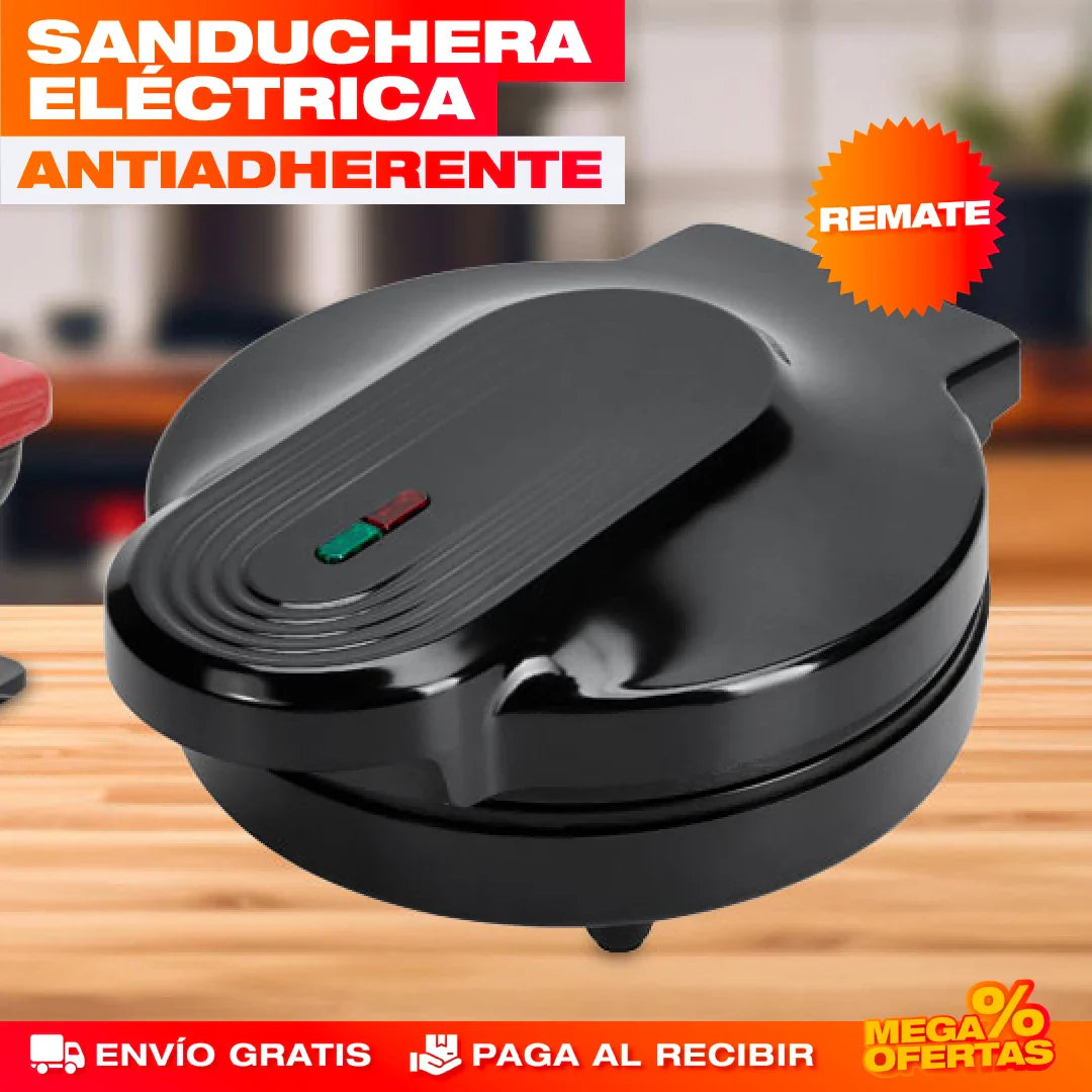 Sanduchera Maker Eléctrica Antiadherente