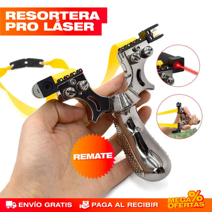Resortera de Precisión con Láser