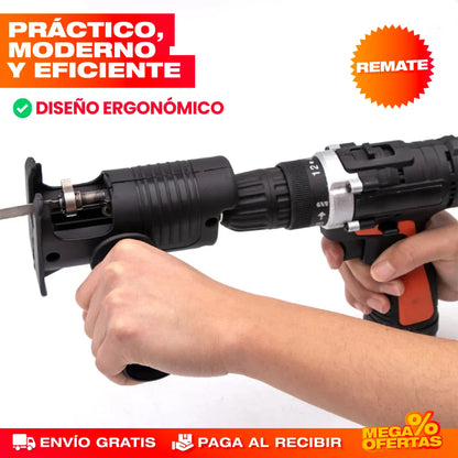 Adaptador Convertidor de Sierra para Taladro