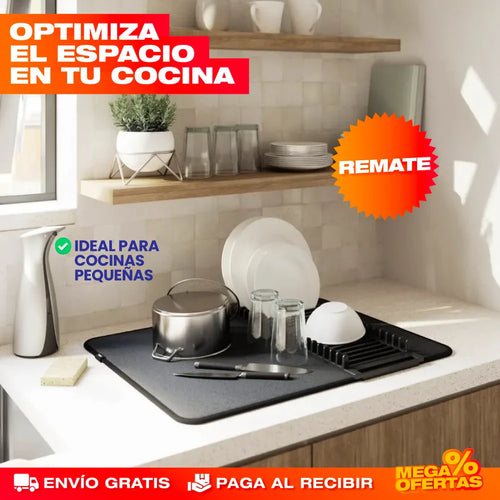 Alfombrilla Escurridora de Platos Súper Absorbente – Promo 2x1