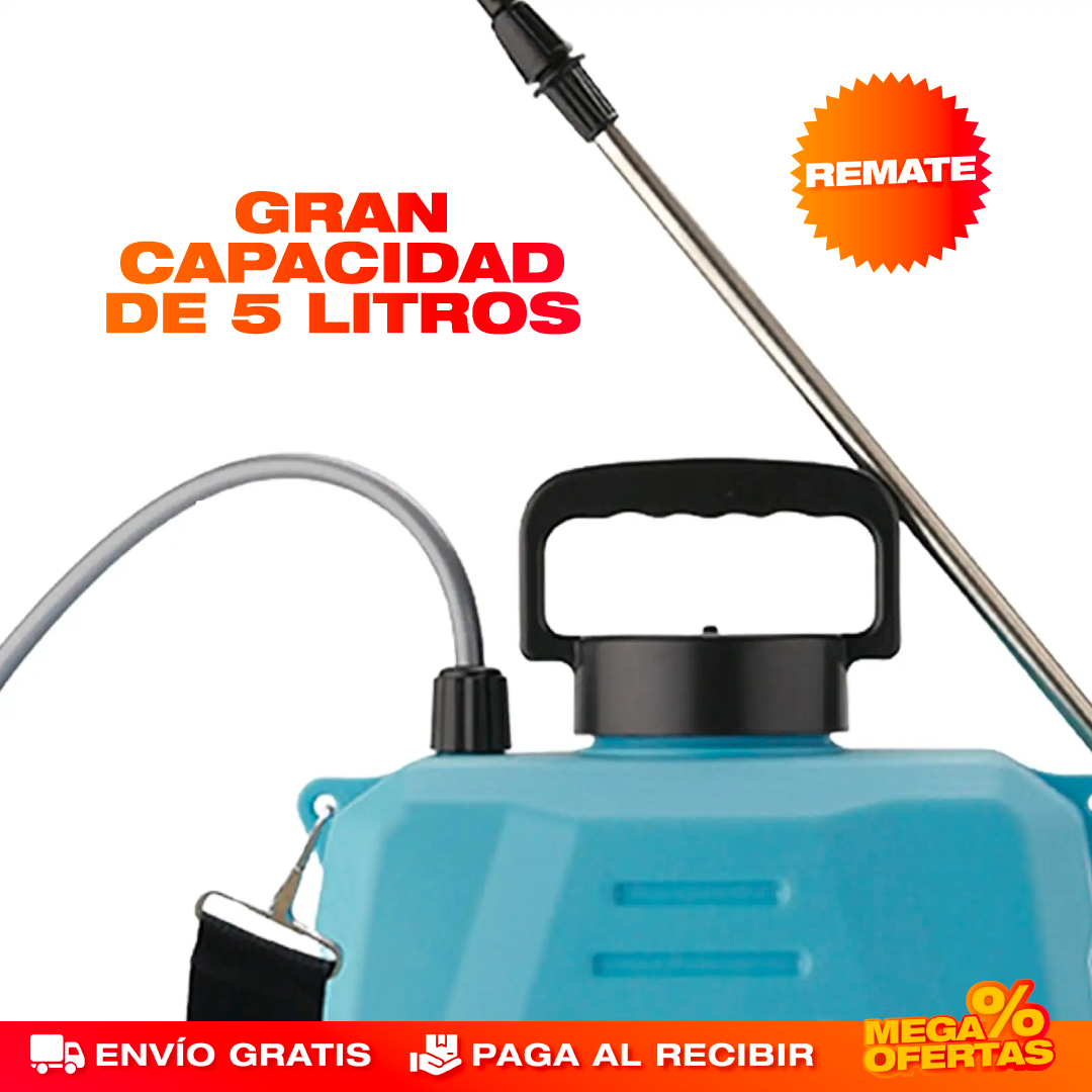 Aspersor Eléctrico Profesional de 5 Litros