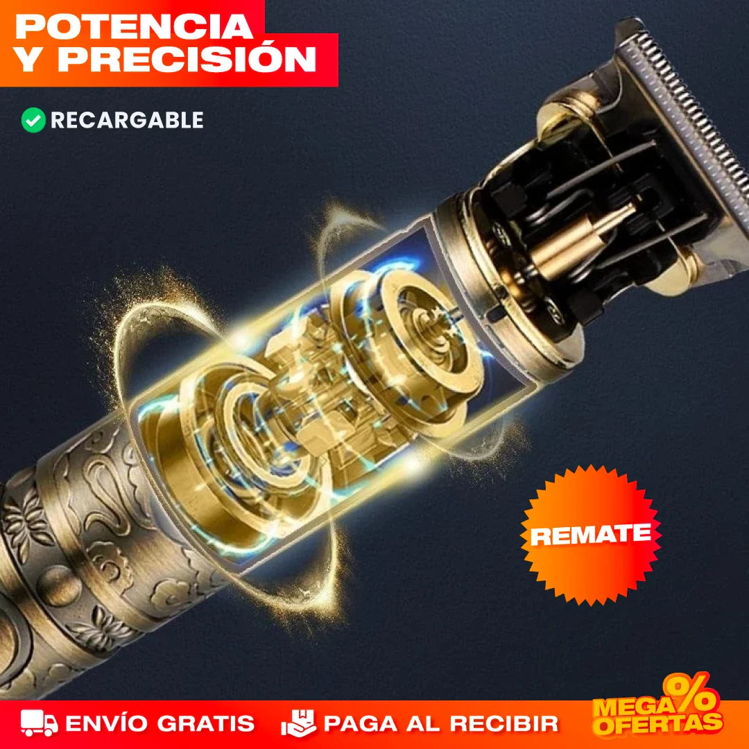 Combo Patillera y Afeitadora Profesional Buda