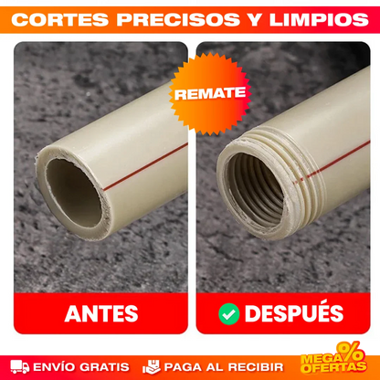 Guía de Roscado para Tubería PVC – Set x2
