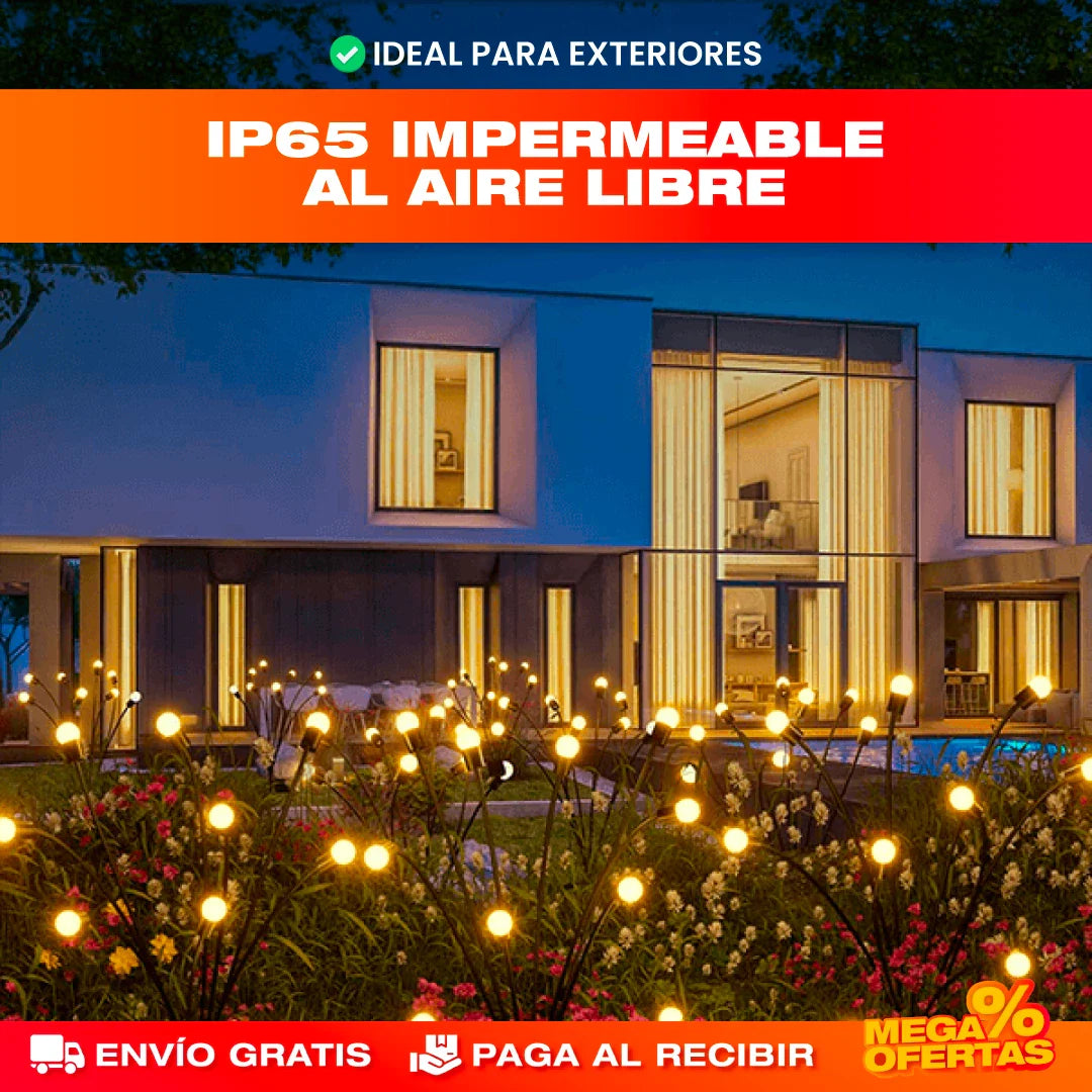 Cajas Luces LED Solares de Luciérnagas – Promo 2x1