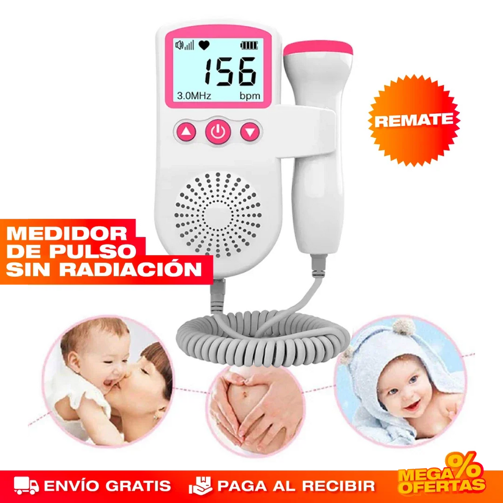 Monitor de Ritmo Cardíaco Fetal Doppler