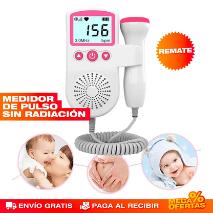 Monitor de Ritmo Cardíaco Fetal Doppler