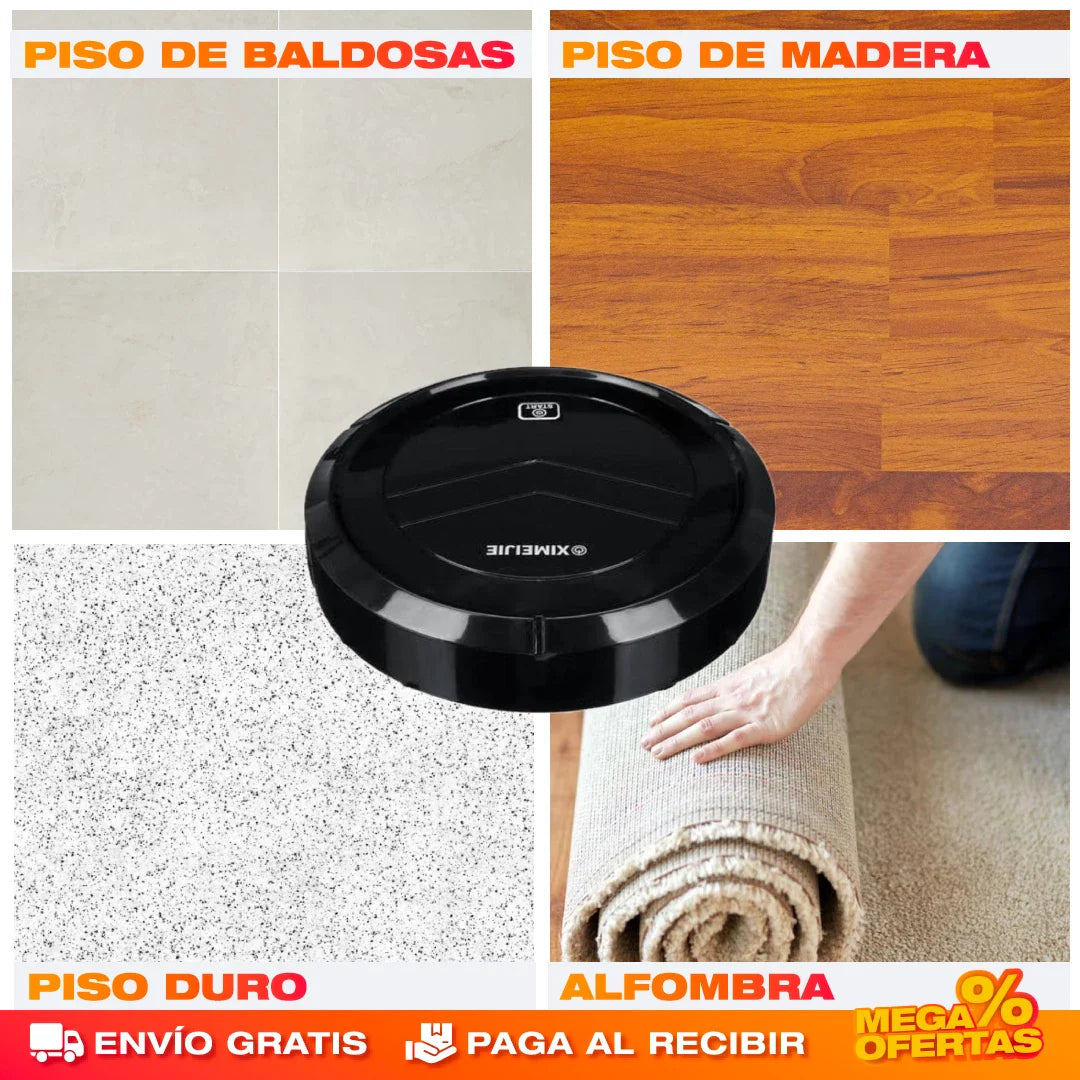 Robot Aspiradora Inteligente – Recargable USB