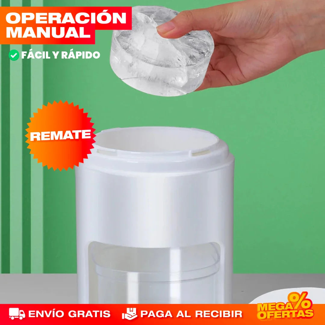 Trituradora de Hielo para Raspados y Granizados