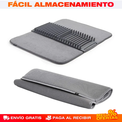 Alfombrilla Escurridora de Platos Súper Absorbente – Promo 2x1