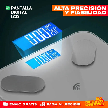 Báscula Inteligente Bluetooth – Promo 2x1