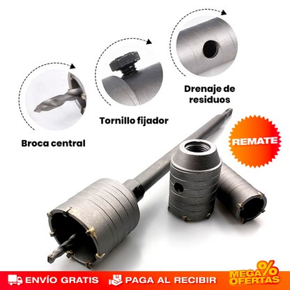 Brocas de Sierra para Concreto – Set 5 Piezas