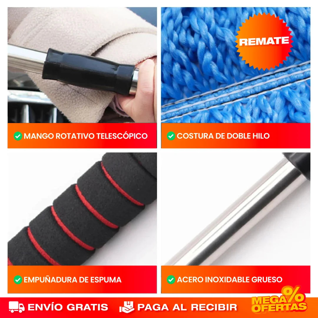 Cepillo de Microfibra para Lavado de Carro