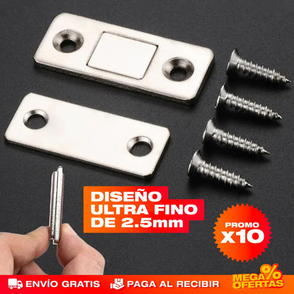 Cierres Magnéticos Ultrafinos – Set x10