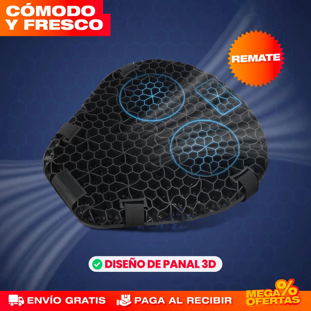 Cojín de Silicona para Moto