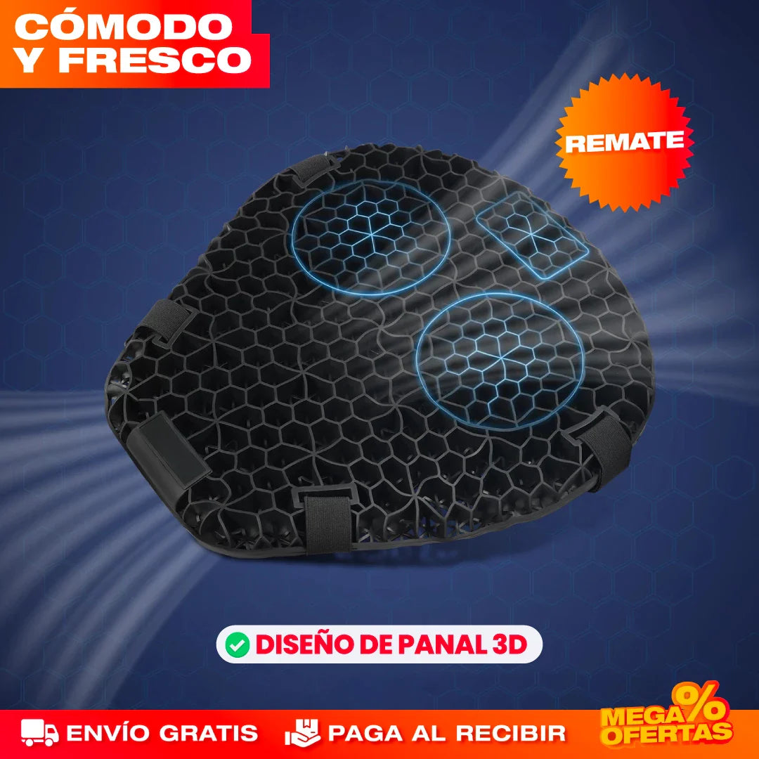 Cojín de Silicona para Moto