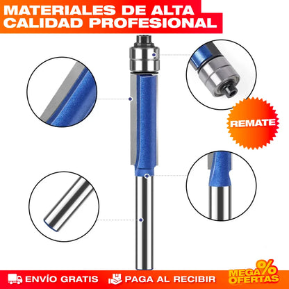 ProCorte 360™ – Plantillas de Corte para Esquinas + Brocas de Enrutador de Precisión