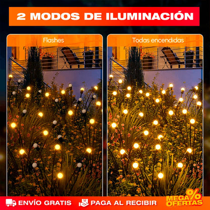 Cajas Luces LED Solares de Luciérnagas – Promo 2x1