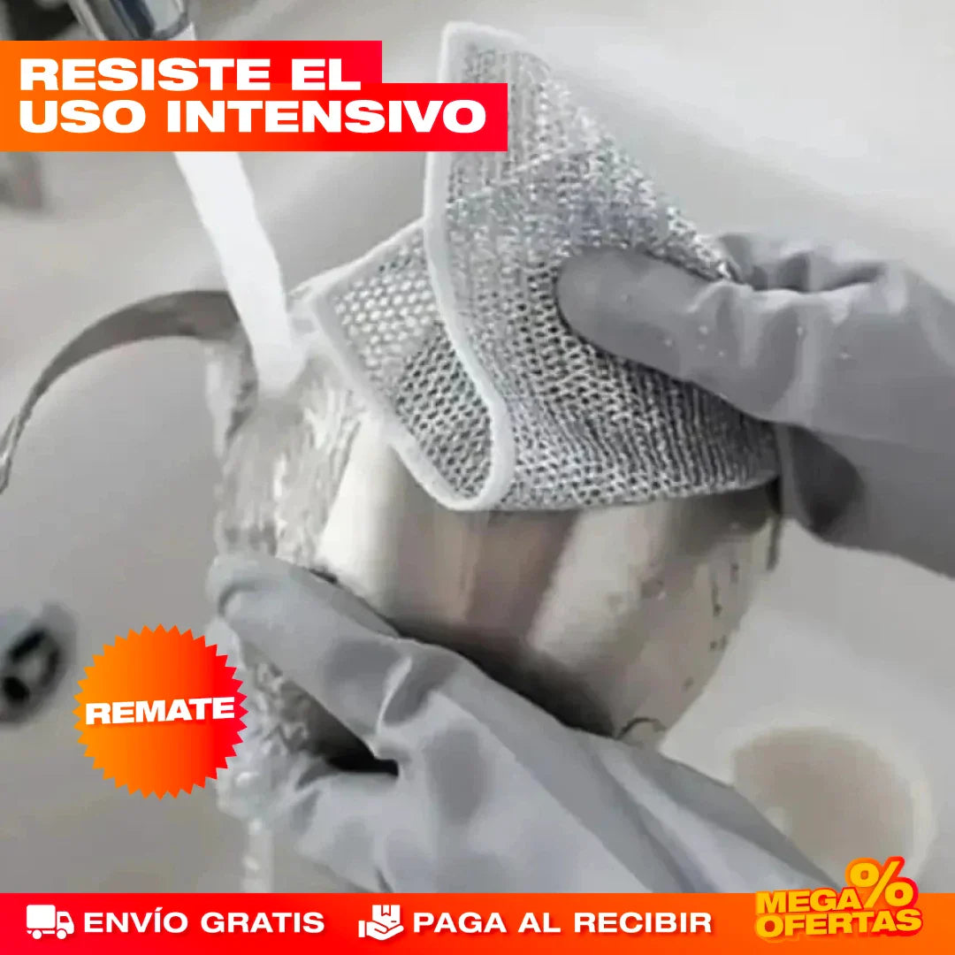 Paños Mágicos con Acero Inoxidable para Cocina – Set x10