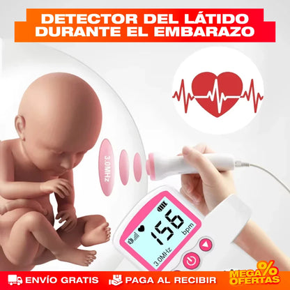 Monitor de Ritmo Cardíaco Fetal Doppler