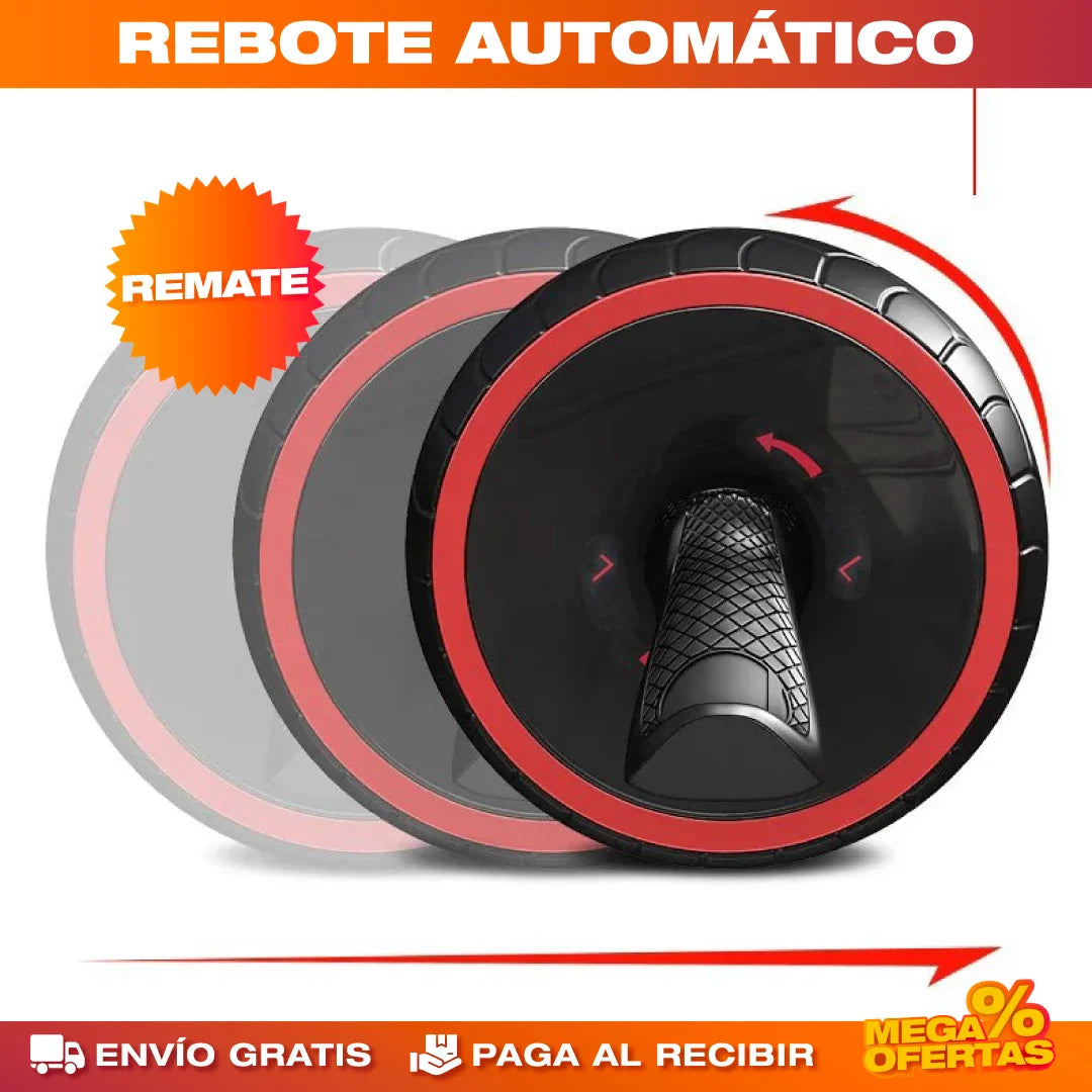 Rueda Abdominales Rebote Automático