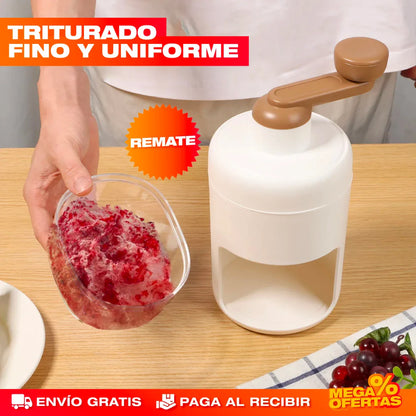 Trituradora de Hielo para Raspados y Granizados