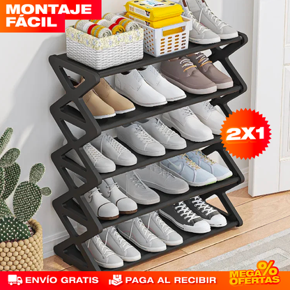 Zapatero Cruzado de 5 Niveles – Promo 2x1