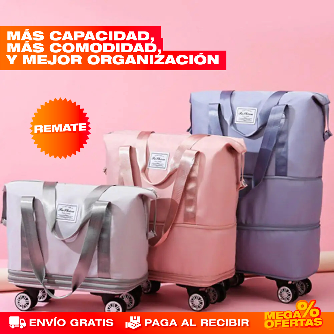 Bolsa de Equipaje Ligero Expandible con Ruedas