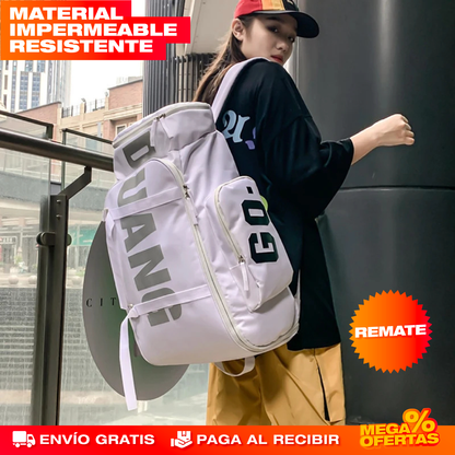 Morral Backpack Extra Grande Diseño Moderno – Negro