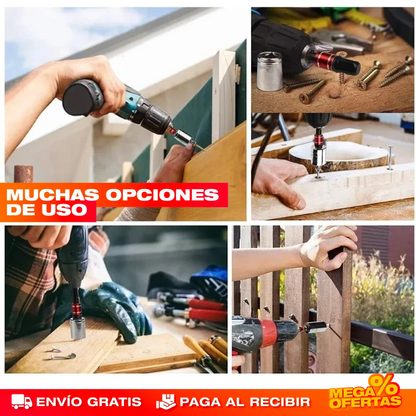 Adaptador de Ángulo Recto para Destornillador – Promo 3x1