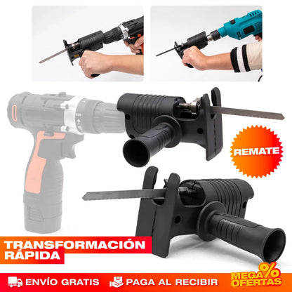Adaptador Convertidor de Sierra para Taladro